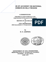 Analysis of Accidents On National Highways in Hilly Region