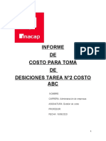 Informe Gestion de Costo 16