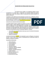 Lectura Método Descripción de Operaciones Educativas