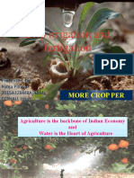 Drip Irrigation and Fertigation: More Crop Per Drop