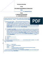 Draft Perjanjian Kerjasama PT. BJS - PT. KARSAVICTA