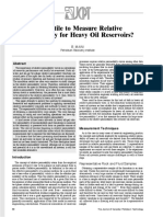 Measuring Heavy Oil Reservoir Permeability