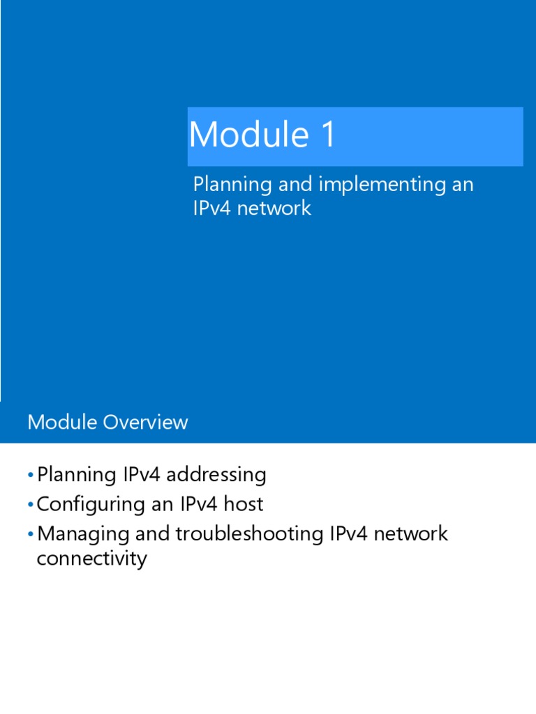 Planning IPv4 Network Implementation | PDF | Ip Address | Computer Network