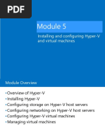 Installing and Configuring Hyper-V and Virtual Machines