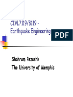 CIVL7119/8119 Earthquake Engineering Course Overview
