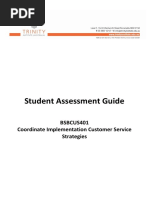 Bsbcus401 Student Assessment Guide