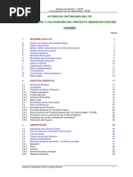 Estudio de Factivilidad Proyecto de Irigacion PDF