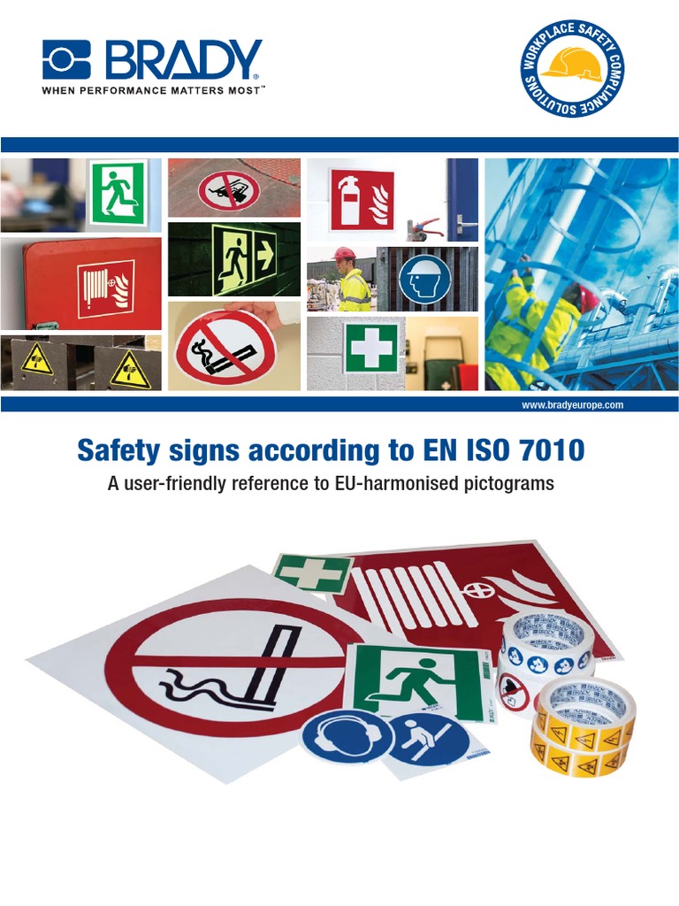 ISO Safety Signs Brochure English en PDF | PDF