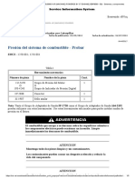 Presion de Sistema de Combustible