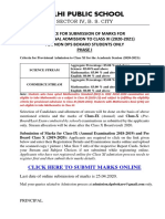 Notice-Online Marks2020 PDF