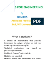 STATISTICS FOR ENGINEERING PROJECT