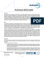 Publishable Summary For 16RPT02 ALCOREF Certified Forensic Alcohol Reference Materials