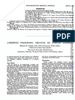 Atropine Poisoning Treated Forced: BY Diuresis