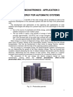Application 3 - SOLAR ENERGY FOR AUTOMATIC SYSTEMS