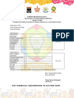 Form Pendaftaran LKTIN CHAIN VI 2020