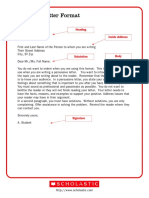 Traditional Business Letter Format PDF