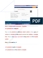 Word Creating Documents Templates: Protection Plate