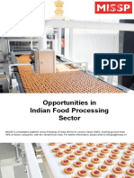 Indian Food Processing Sector Opportunities