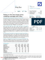 Buy Yutong Bus: Riding On The New Energy Drive Initiating Coverage With A Buy