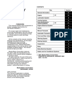 Mazda Premacy Training Manual