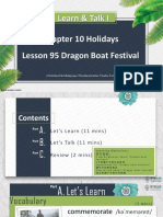Learn & Talk I: Chapter 10 Holidays Lesson 95 Dragon Boat Festival