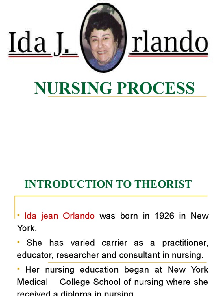 Orlando's Theory | PDF | Nursing | Theory
