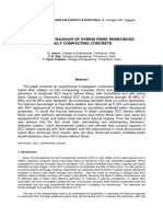 Flexural Behavior Hybrid FRC Self-Compacting PDF