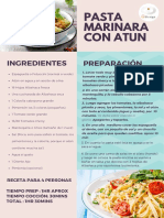 Pasta Marinara Con Atun