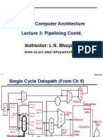 CS 162 Computer Architecture Lecture 3: Pipelining Contd.: Instructor: L.N. Bhuyan