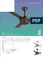 Ceiling Fans Remote Control Ceiling Fan: Features 3 Preset Speed, 1, 3, 6 Hours OFF Timer and Sleep Mode