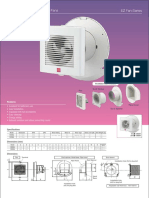Wall Mounted Ventilating Fans EZ Fan Series: Features