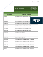 No Admitidos Sede Medellin 2020 2 PDF