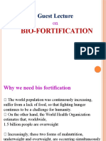 Guest Lecture: Bio-Fortification
