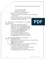 Chapter (2) Double Entry Exercise