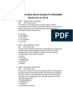 Kumpulan Soal Mata Kuliah FT Integumen