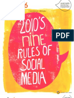 2010's Nine Reules of Social Media  (Radian6 dec2010 book)