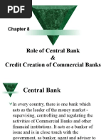 Role of Central Bank & Credit Creation of Commercial Banks