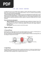 FTP and Proxy Server