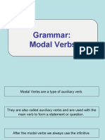 Grammar: Modal Verbs