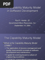 The Capability Maturity Model in Software Development