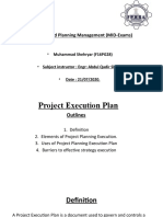 Project and Planning Management (MID-Exams)