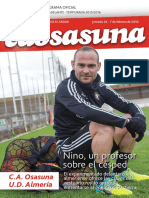 Nino, Un Profesor Sobre El Césped. C.A. Osasuna U.D. Almería