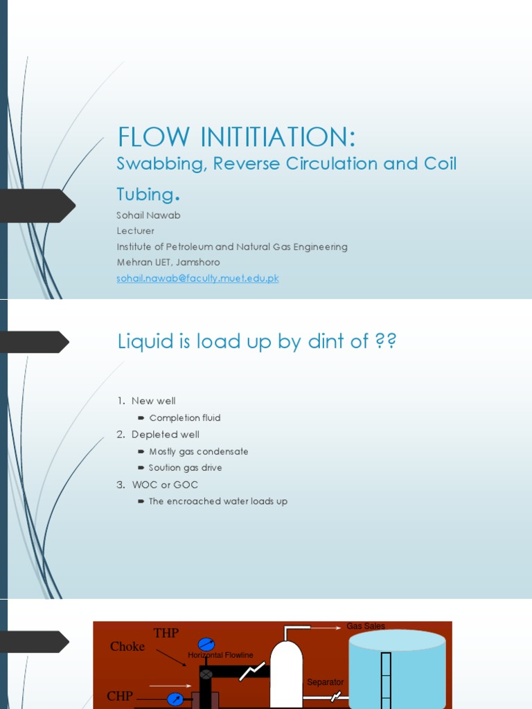 Flow Initiationswabbing Reverse Circulation Coil Tubing | PDF | Pipe ...