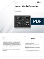 Managed Ethernet Media Converter Datasheet