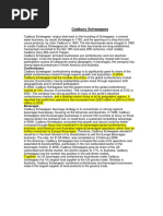 Cadbury Case SWOT - PESTEL PDF