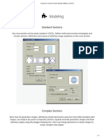 Modeling: Standard Sections