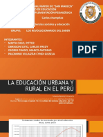 La Educación Urbana y Rural en El Perú