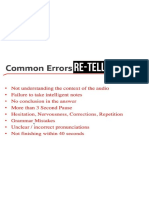 Pte Retell Lecture Tips
