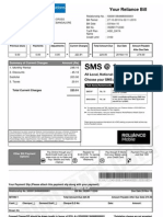 Your Reliance Bill: Summary of Current Charges Amount (RS)