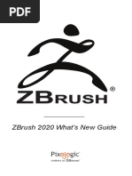 ZBRUSH ユーザーガイド 2020 ZBrush 2023 – 新機能ドキュメント日本語版(PDF)の提供を開始